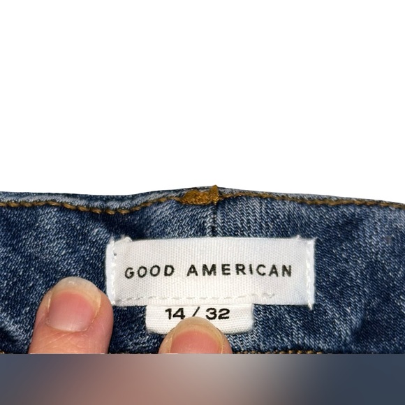 Good American Good Classic Jeans Straight Fit Women’s Size 14 - Picture 6 of 7